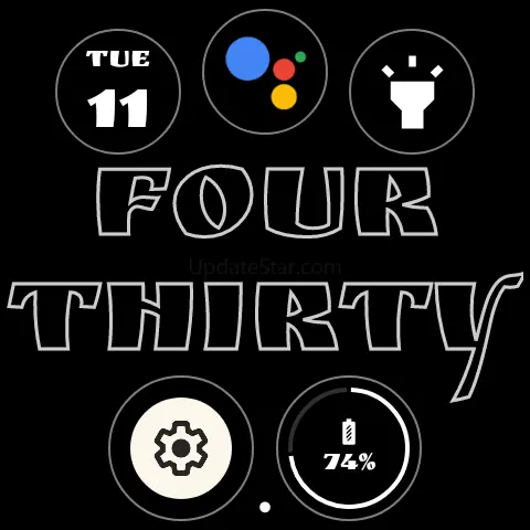 Watch Face Theme Bubble Cloud 2.66
