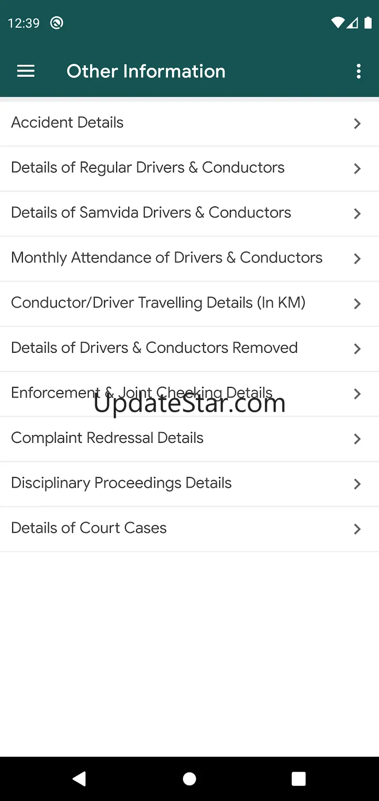 UPSRTC MIS APPLICATION 1.0.2