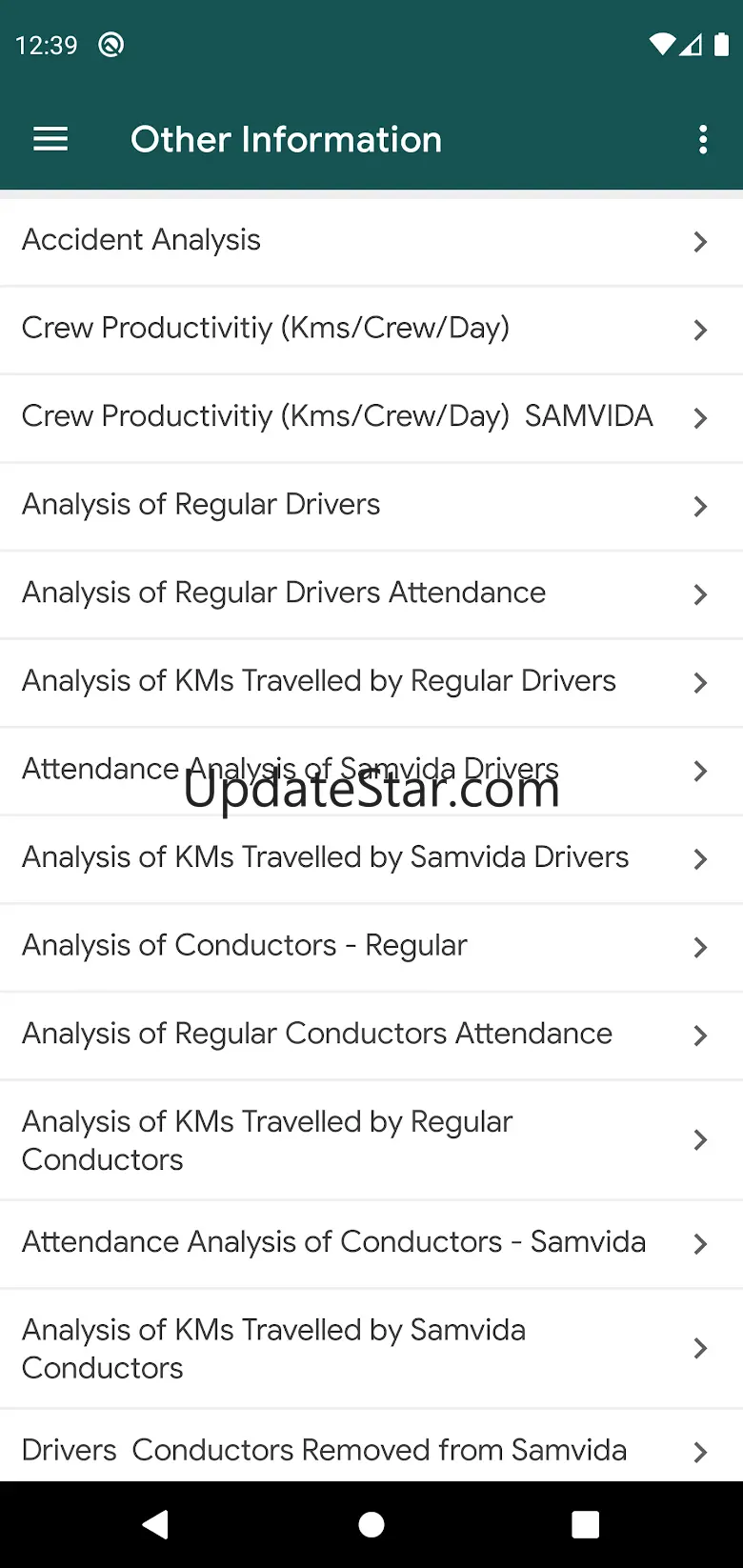 UPSRTC MIS APPLICATION 1.0.2
