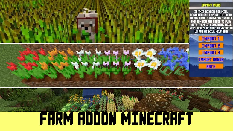 Farm Mod For Minecraft PE 1.20