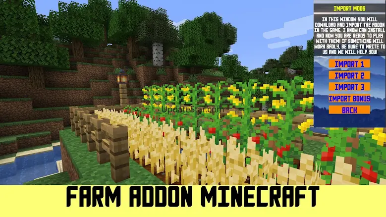 Farm Mod For Minecraft PE 1.20