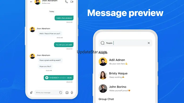 Messages Phone: simple message