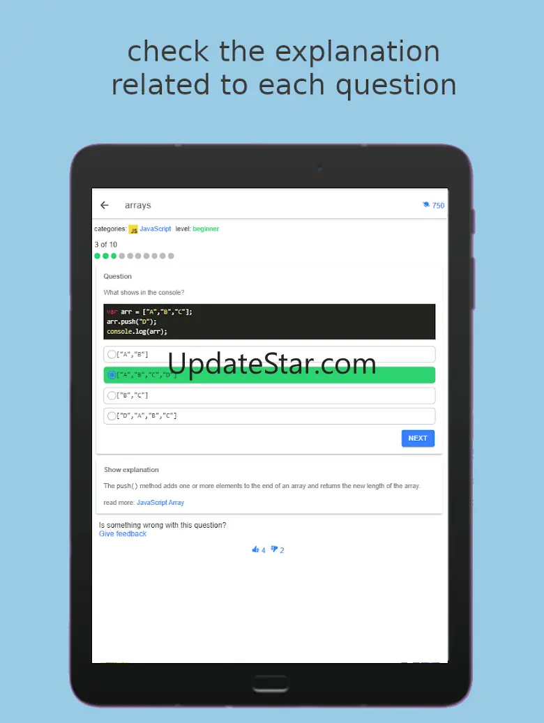 JavaScript Quiz 3.9.7