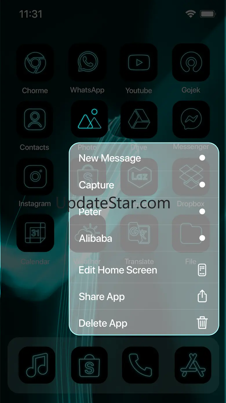 Wow Aurora Theme - Icon Pack 202300820