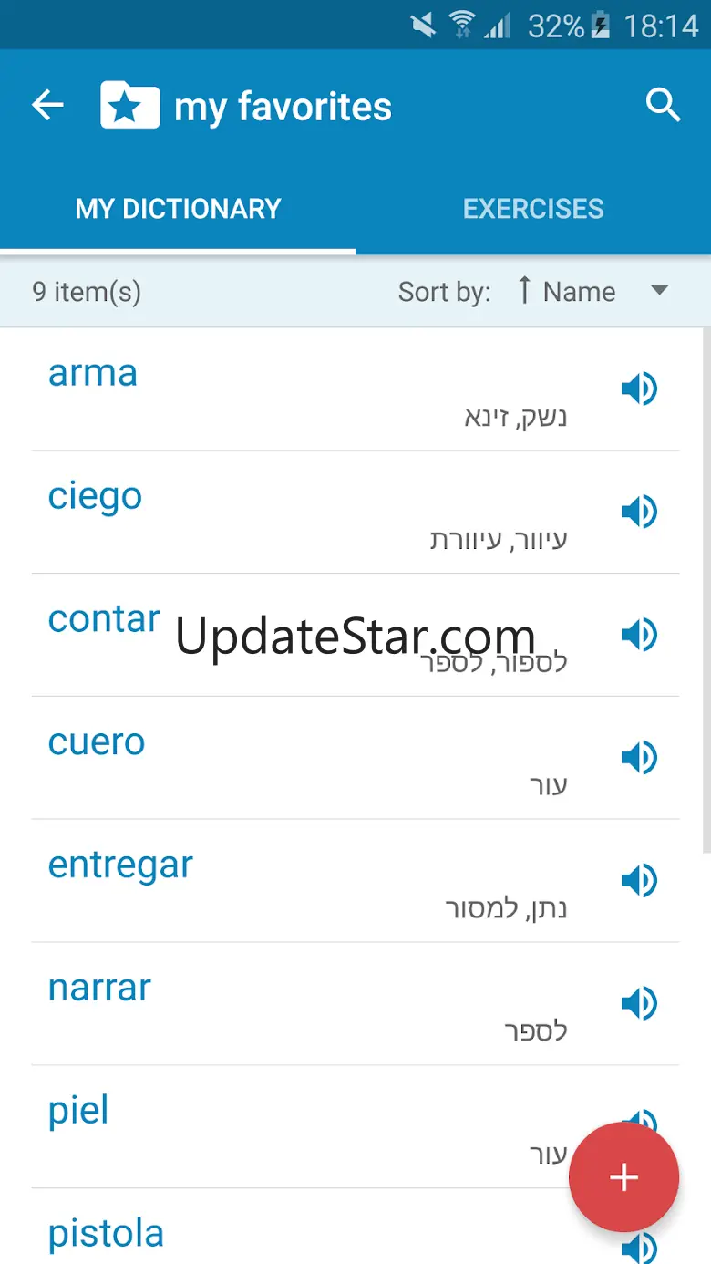 Spanish-Hebrew Dictionary 2.8.3