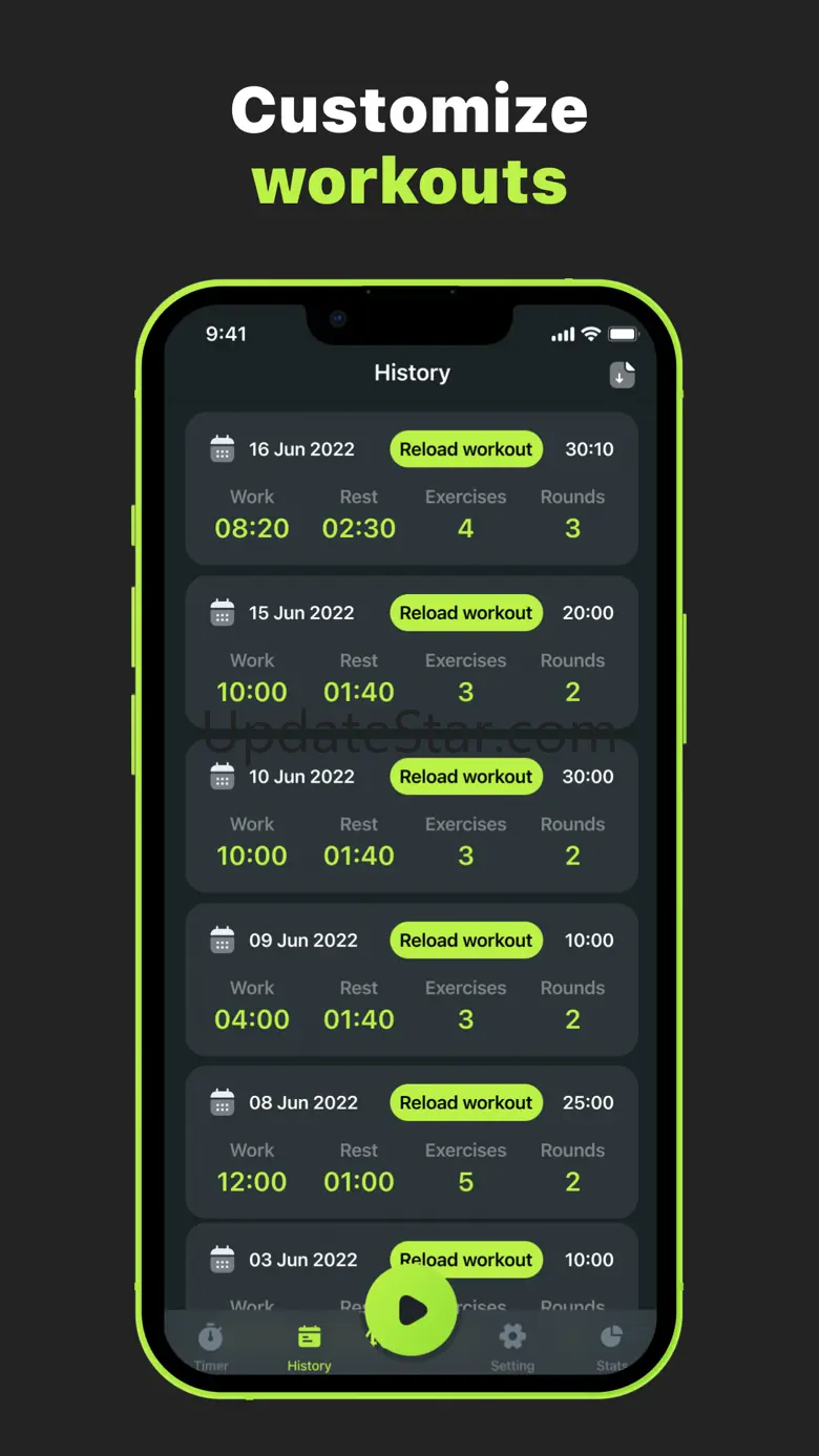 Interval Timer • HIIT & Tabata 1.0.6