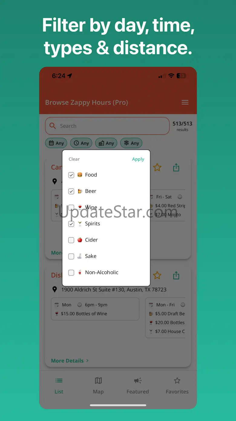 Zappy: Happy Hour Finder 1.0.20