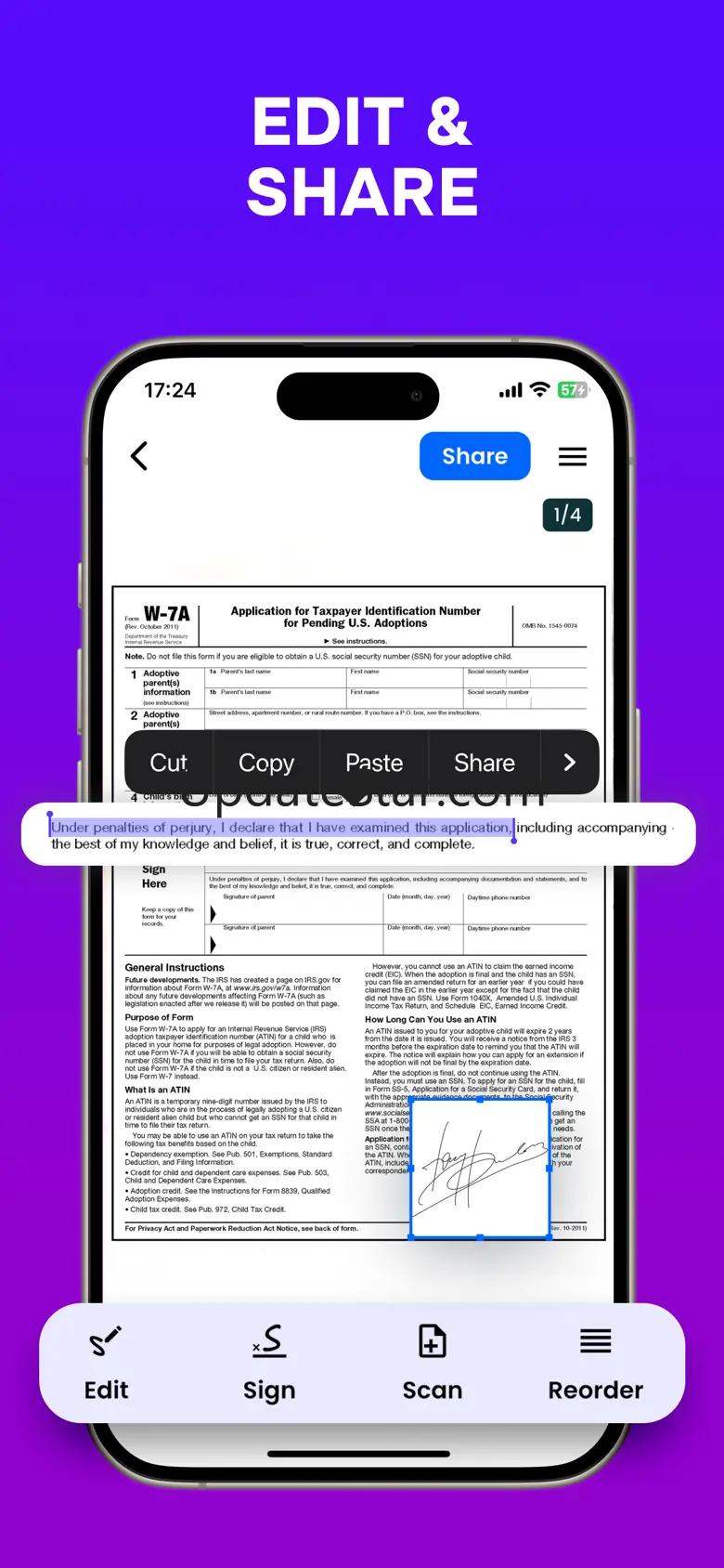 Scanner. Scan to PDF - FSScan 1.0.0