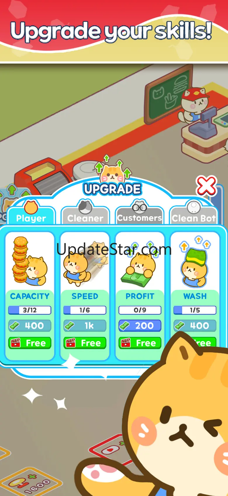 Cat Cleaner : Restaurant Clean 0.4.1