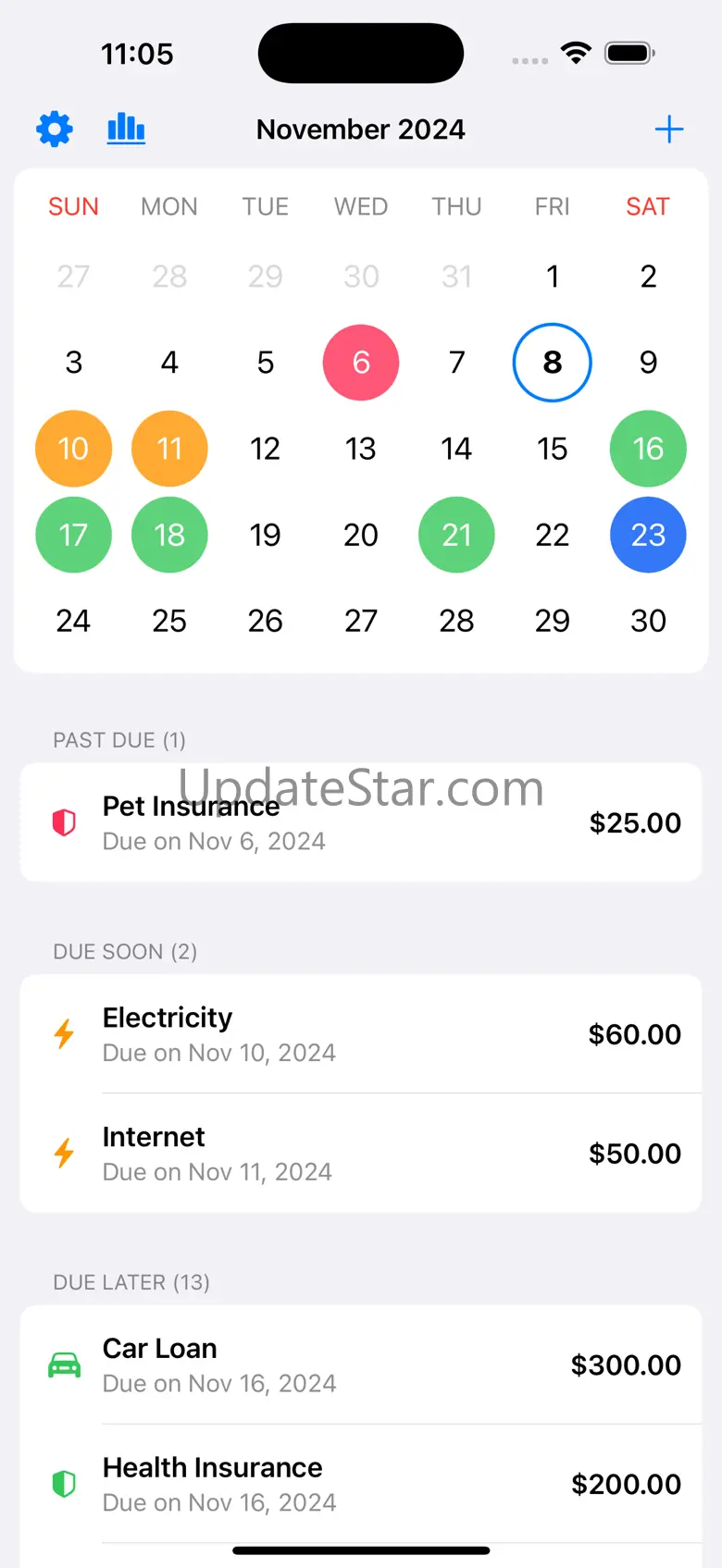 Bill Organizer + Reminders 1.1