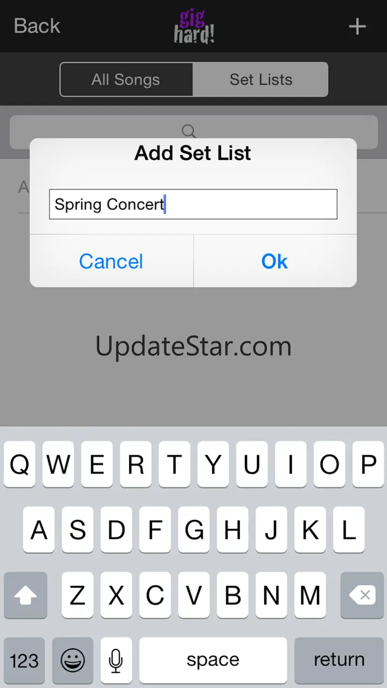 Gig Hard! Autoscrolling Lyrics 3.6