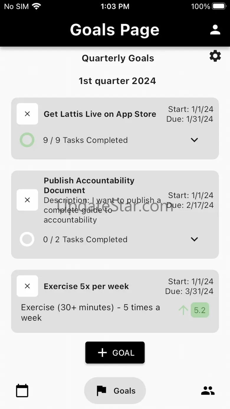 Lattis: Goal/Habit Tracker 1.05