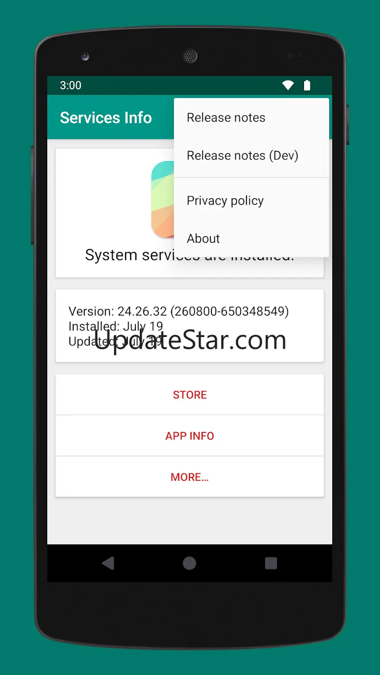 Services Info (Update) 0.17