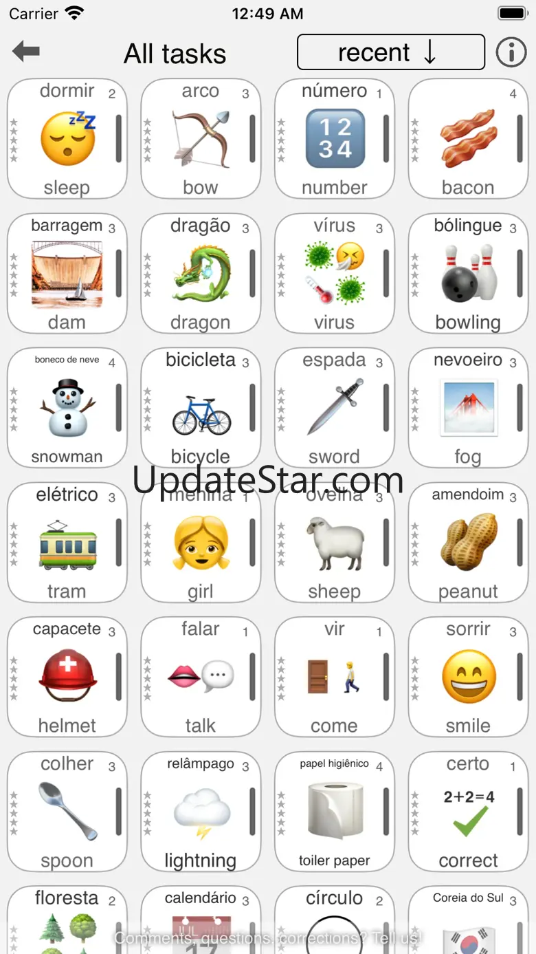 Portuguese: learn words easily 1.5