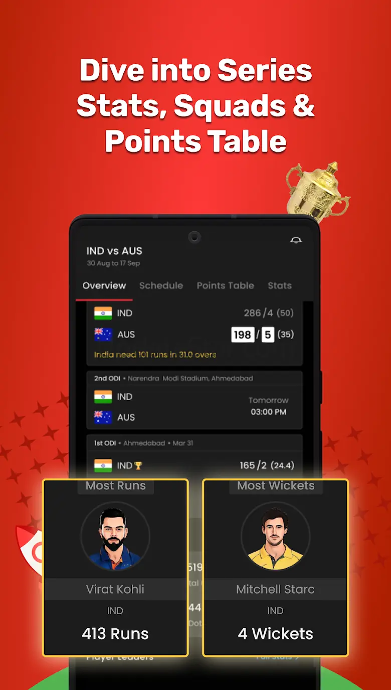 CricRocket : Cricket Live Line 1.0.93 - 24-03-2025
