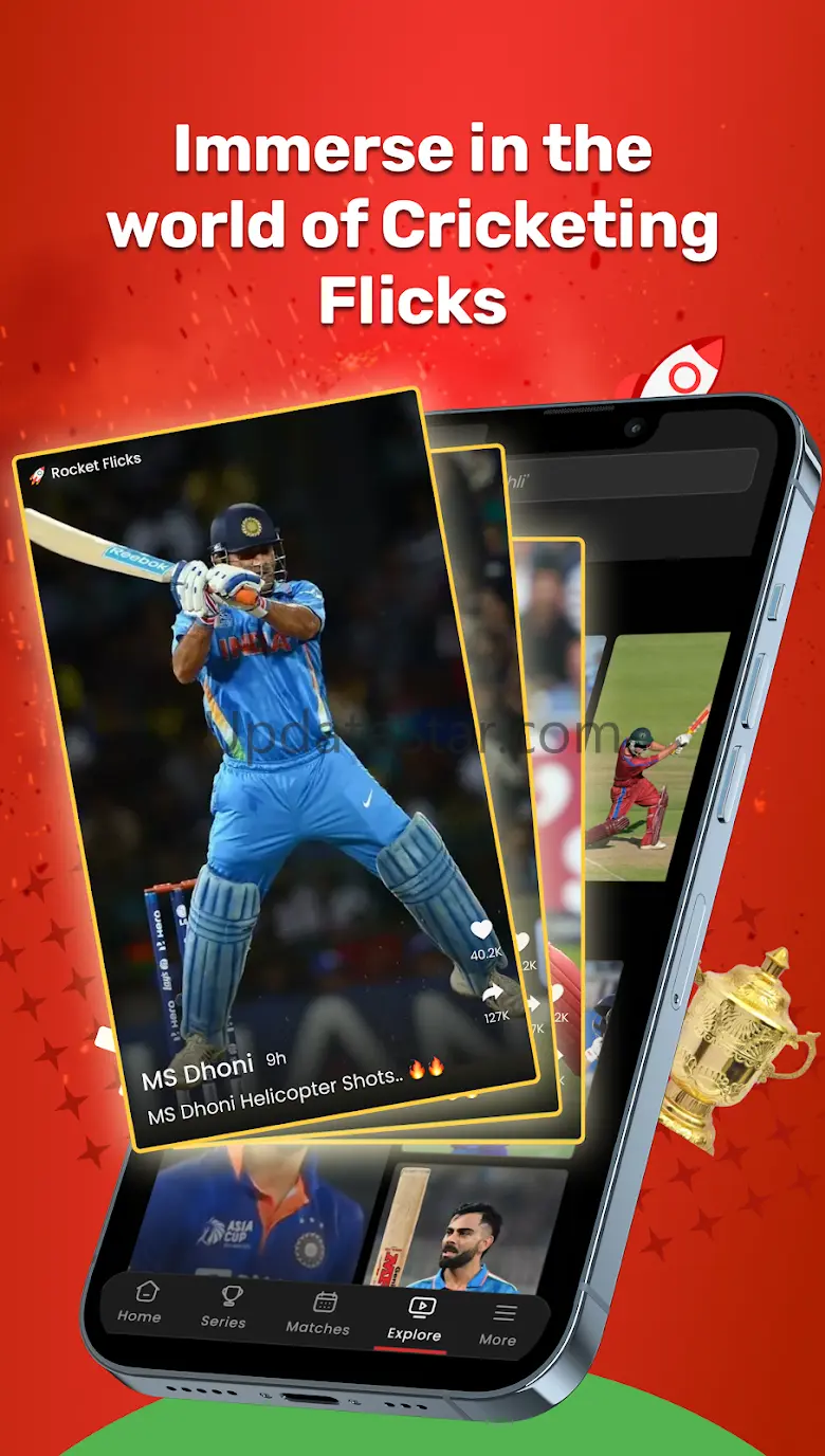 CricRocket : Cricket Live Line 1.0.93 - 24-03-2025