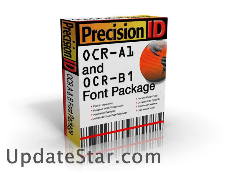 PrecisionID OCR-A and OCR-B Fonts 3.0