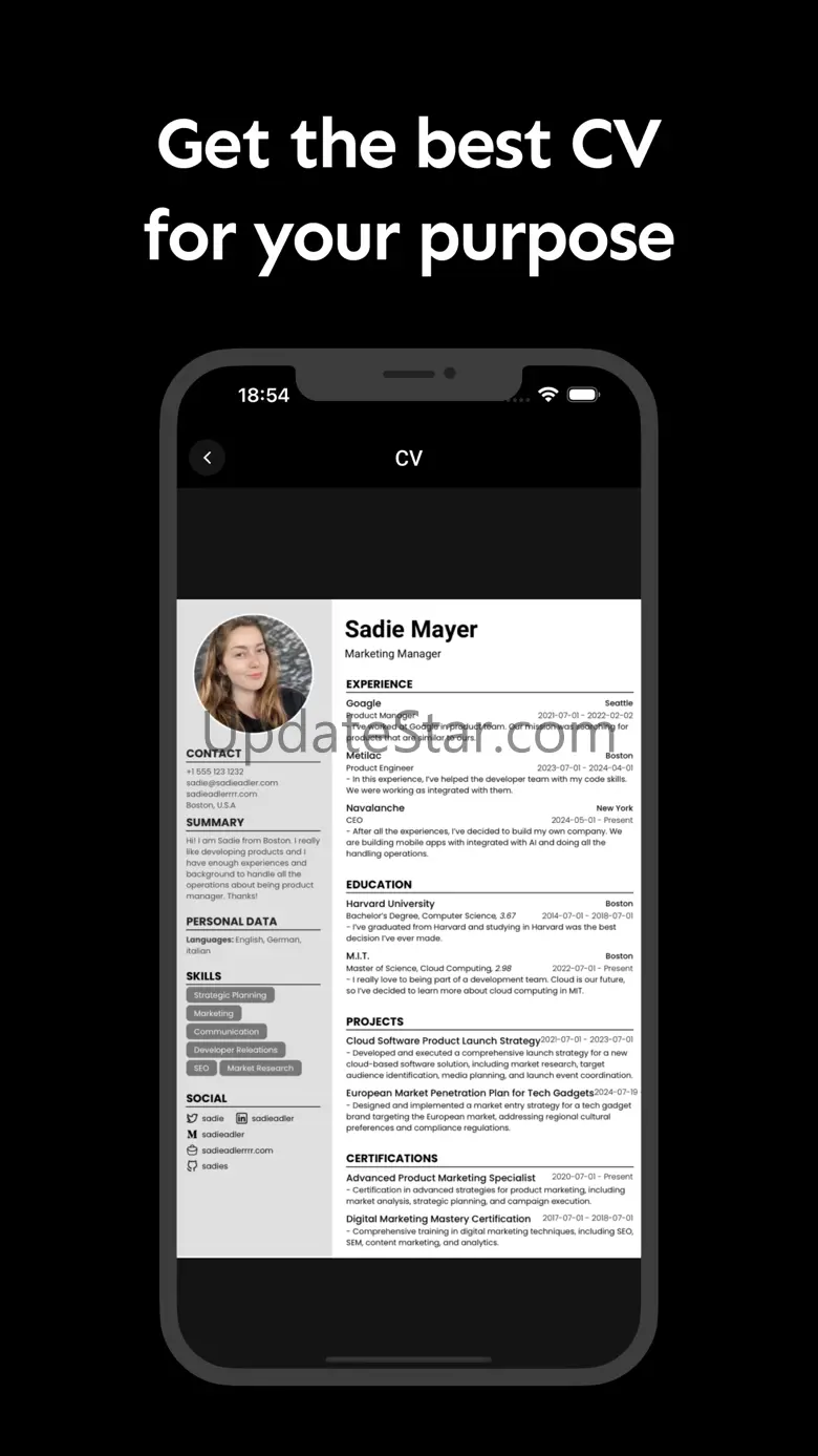 Smart CV: Resume Maker 1.2.0