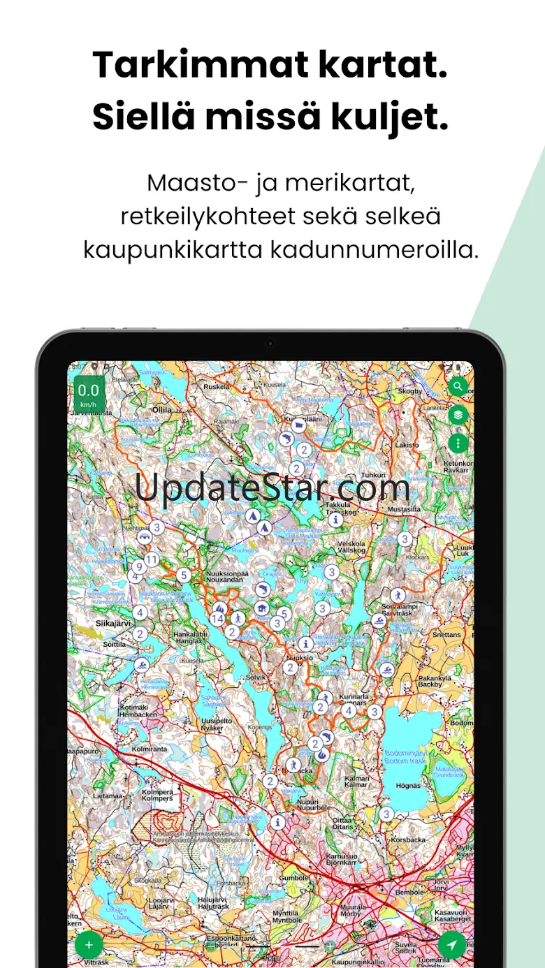 Karttaselain - Maastokartta 2.6.107