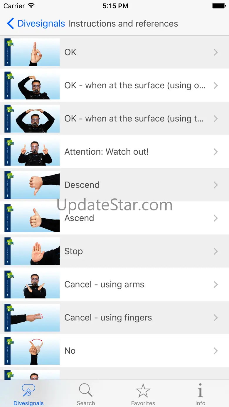 Dive Signals 3.0
