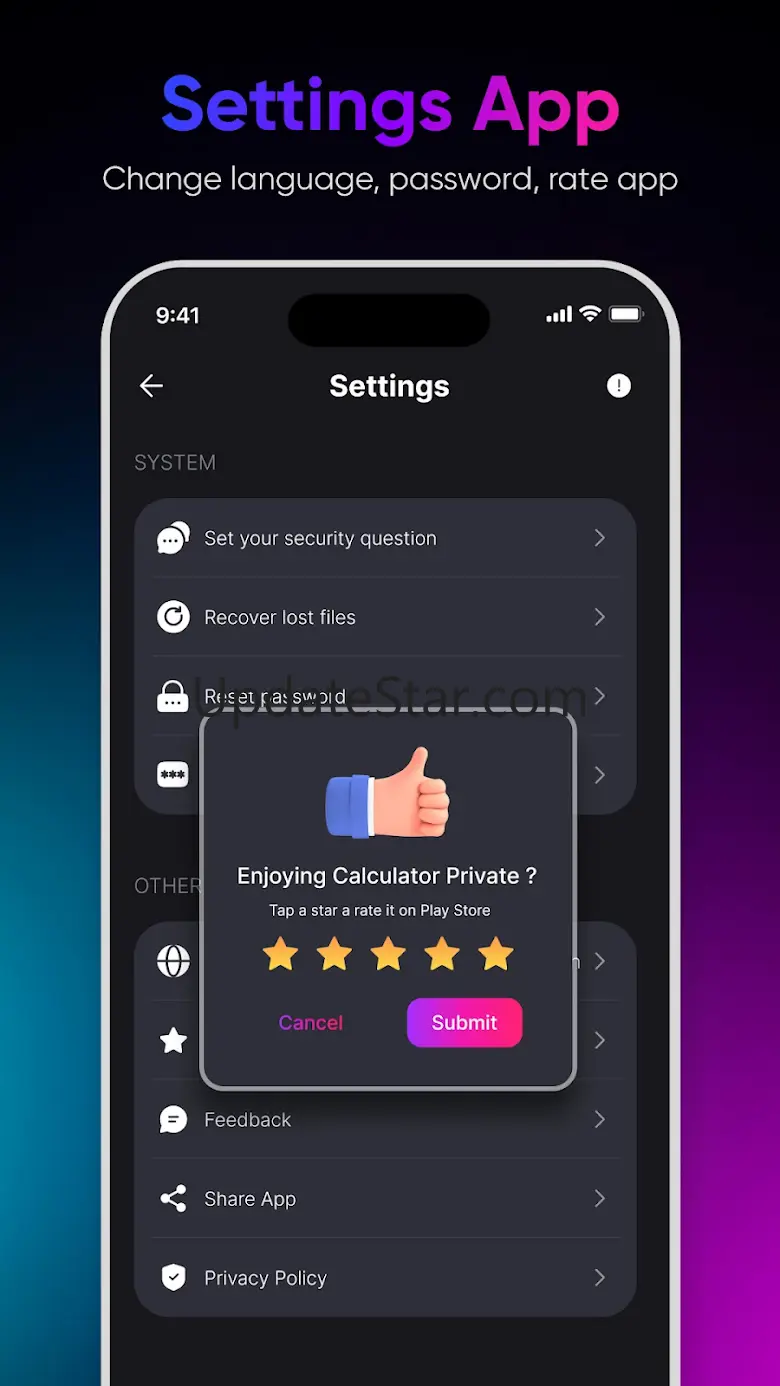 Calculator HideAz Vault, Lock 1.0.18
