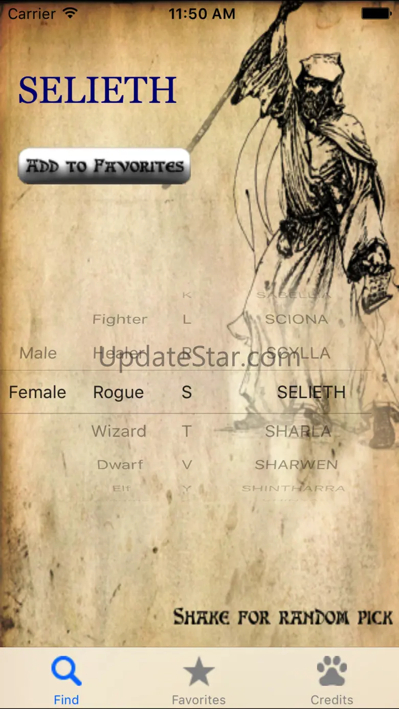 Fantasy Names for Cool Game Characters 1.2