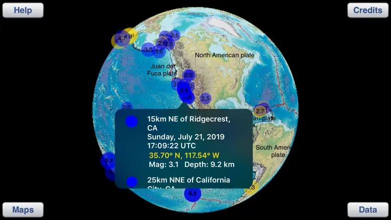 Earthquake Finder 1.6