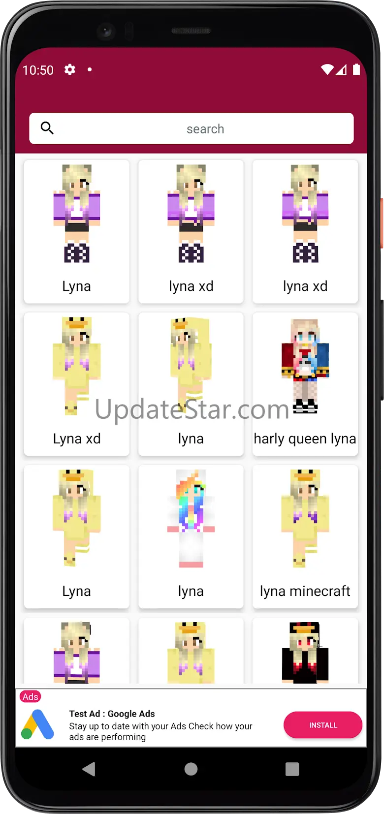 Skin de Lyna Para Minecraft 5.0