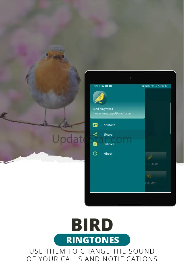 Ringtones, bird sounds 1.10