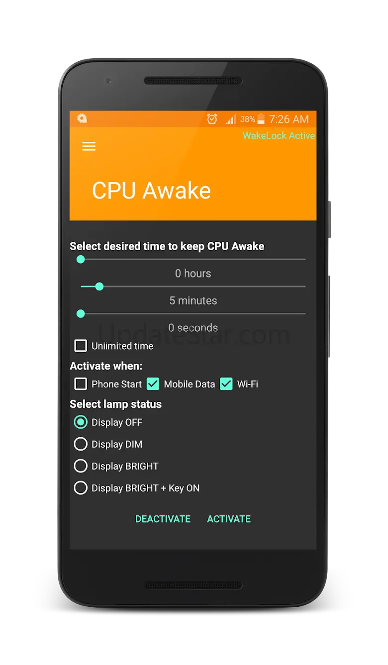 Wake Lock - CPU Awake 2.1