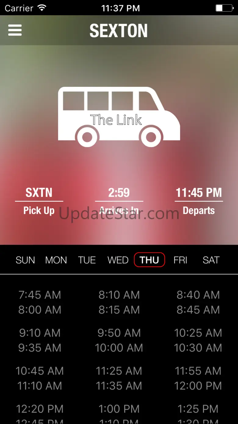 The Link, Bus Schedule 1.2.2
