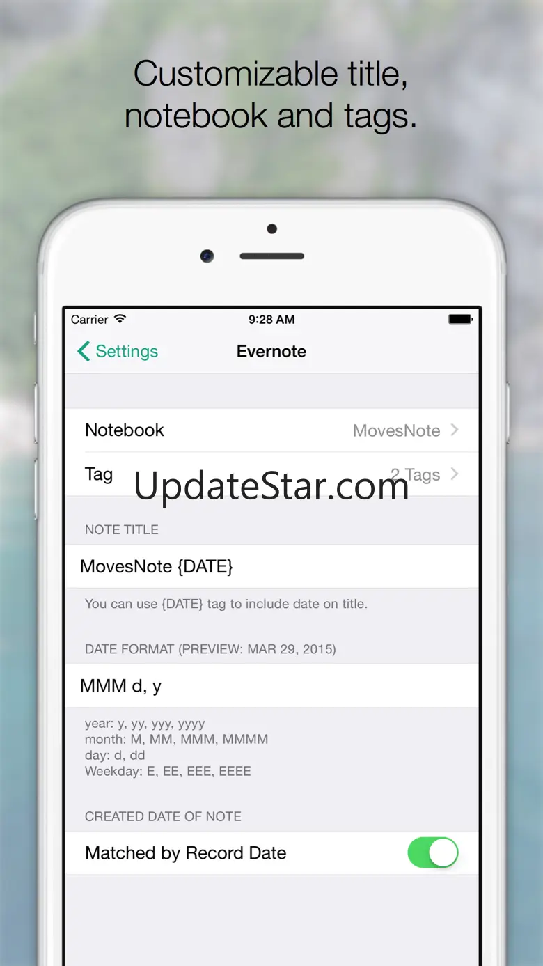 ActivityDiary for Moves 2.5