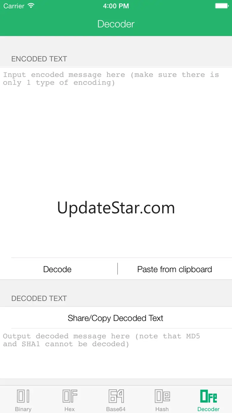 HexBT - ASCII converter 2.0