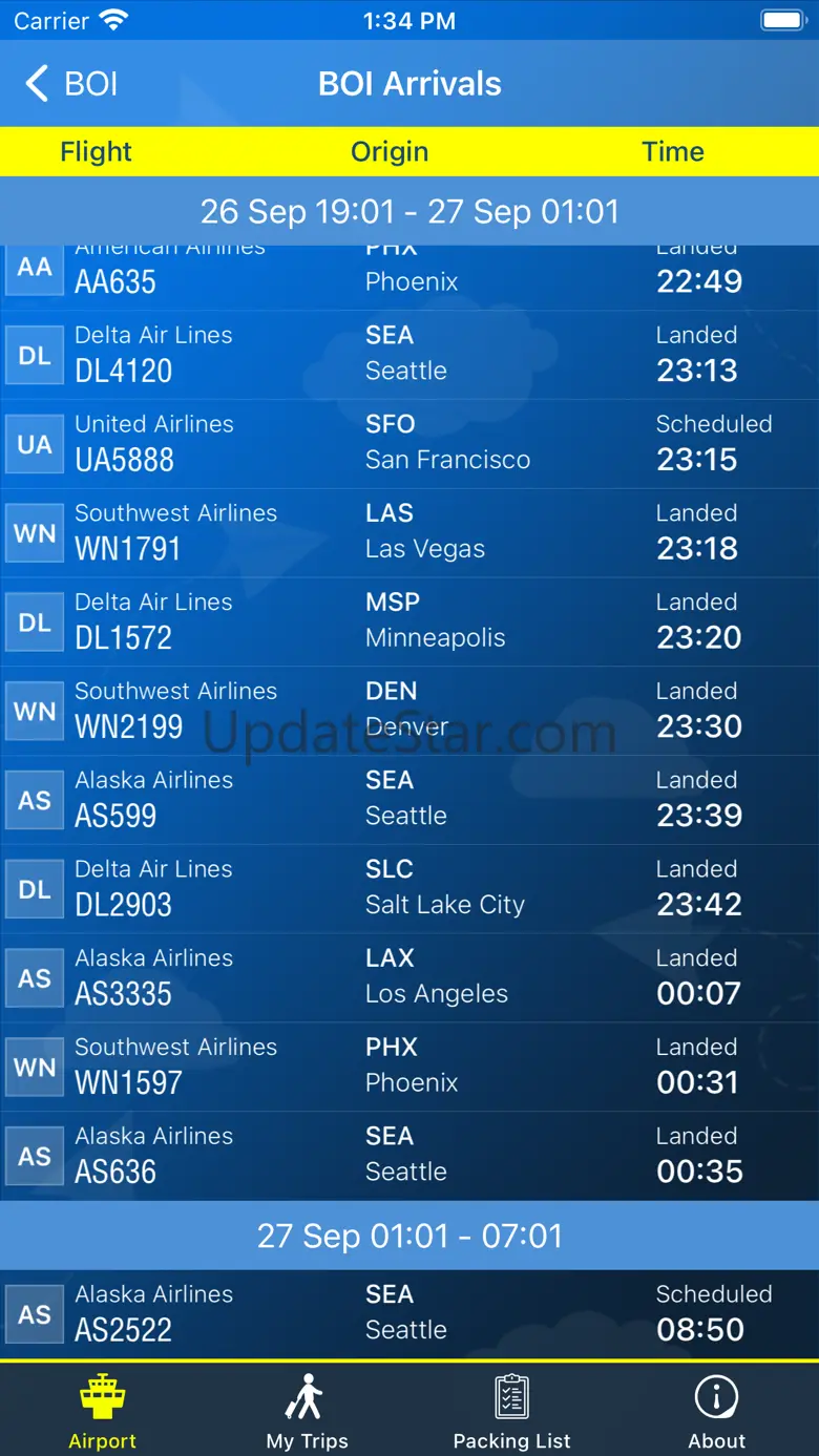 Boise Airport (BOI) + Radar 11.0