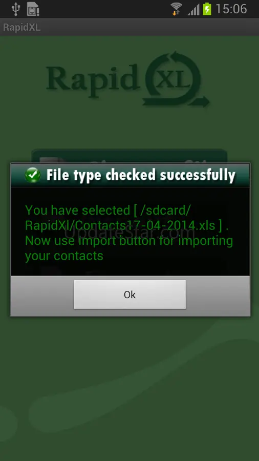 Export Import Excel Contacts 2.6