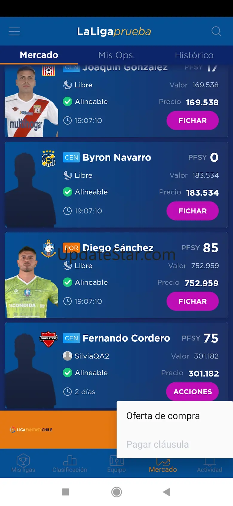 Fantasy Movistar Chile