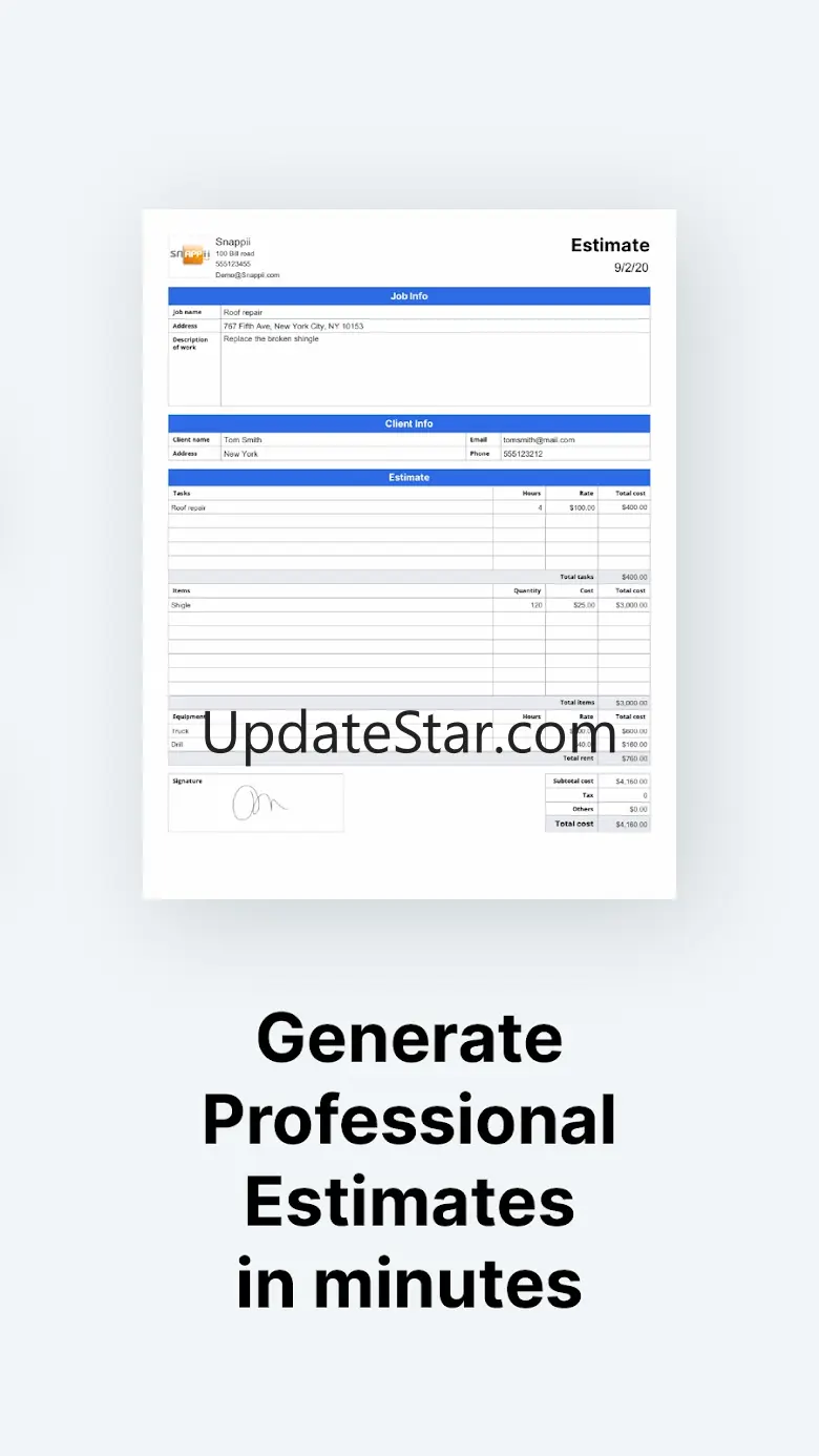 Job Estimates & Invoices 2.0.14