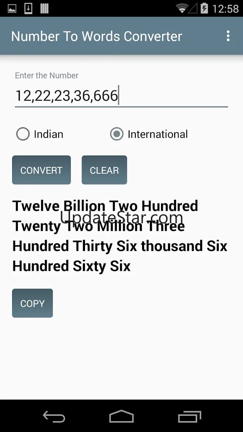 Number To Words Converter 1.0.5