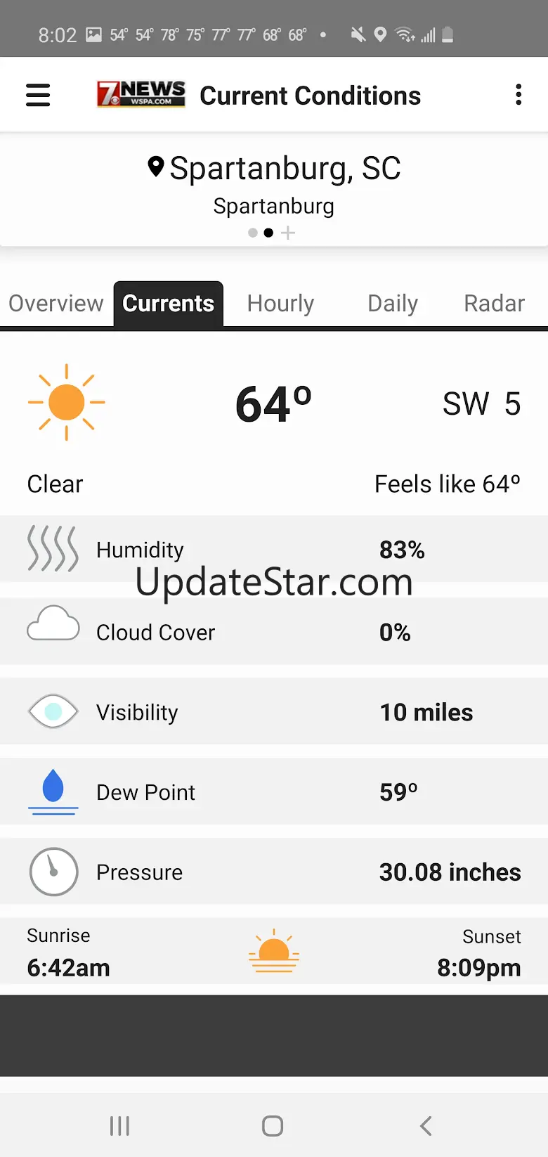 WSPA Weather 6.8.0