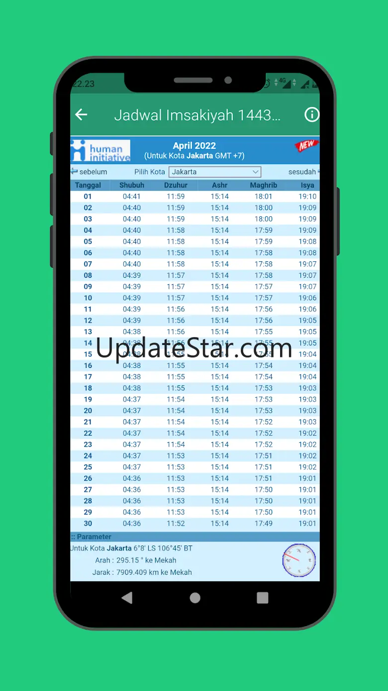 Jadwal Imsakiyah 2025 M 1446 H 1.0.0.21