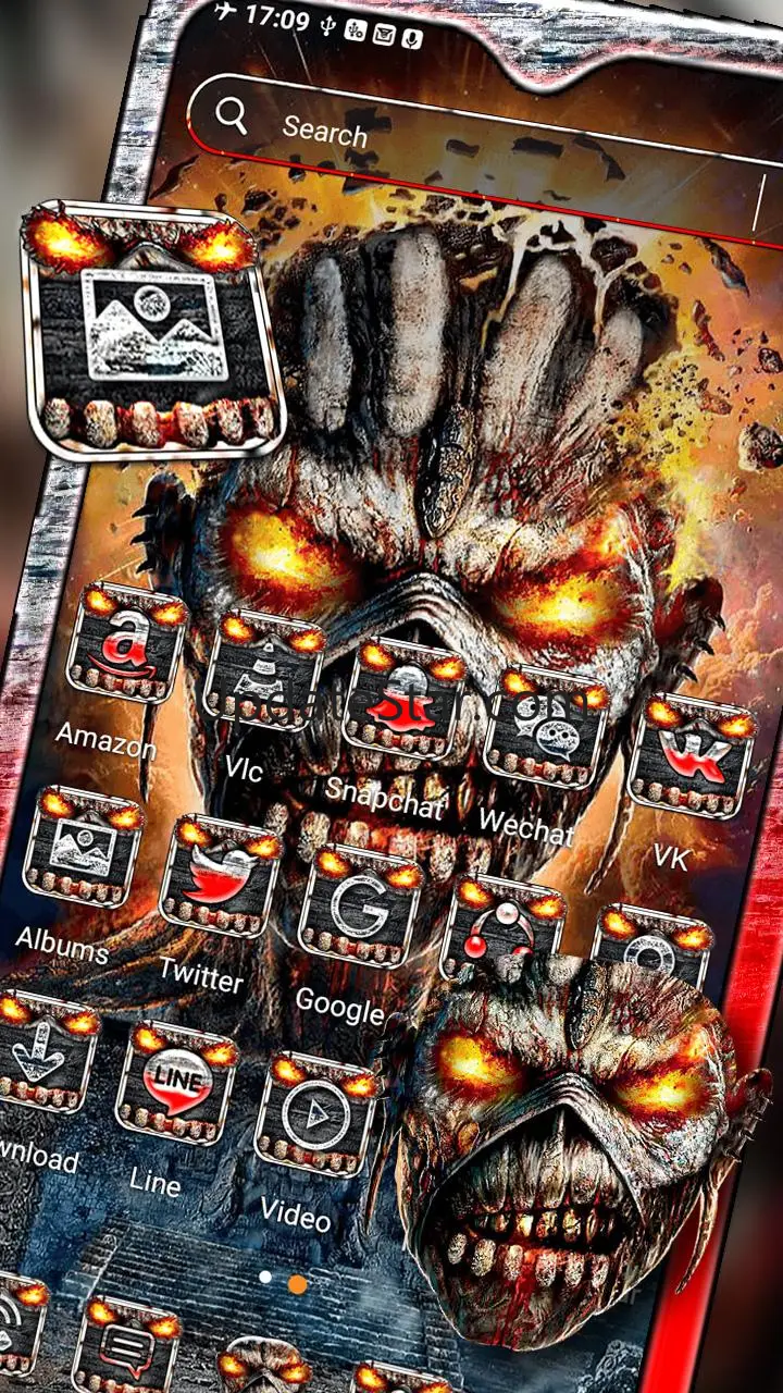 Fire Skull Theme 8.7.1_0619