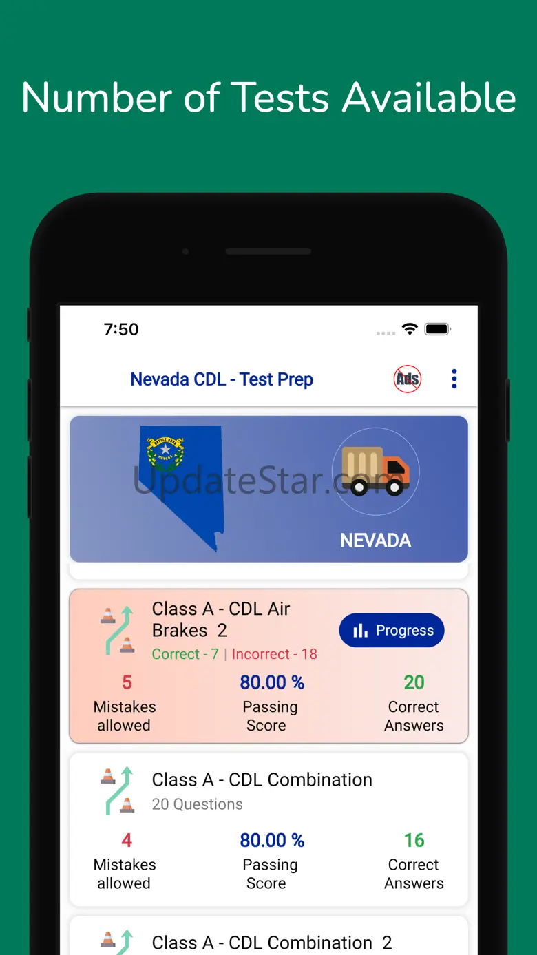 Nevada CDL Permit Practice 6.0