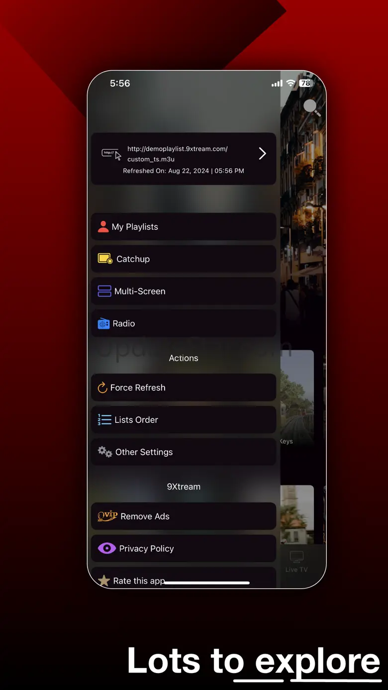 9Xtream - Download & Play iPTV 45.0.1