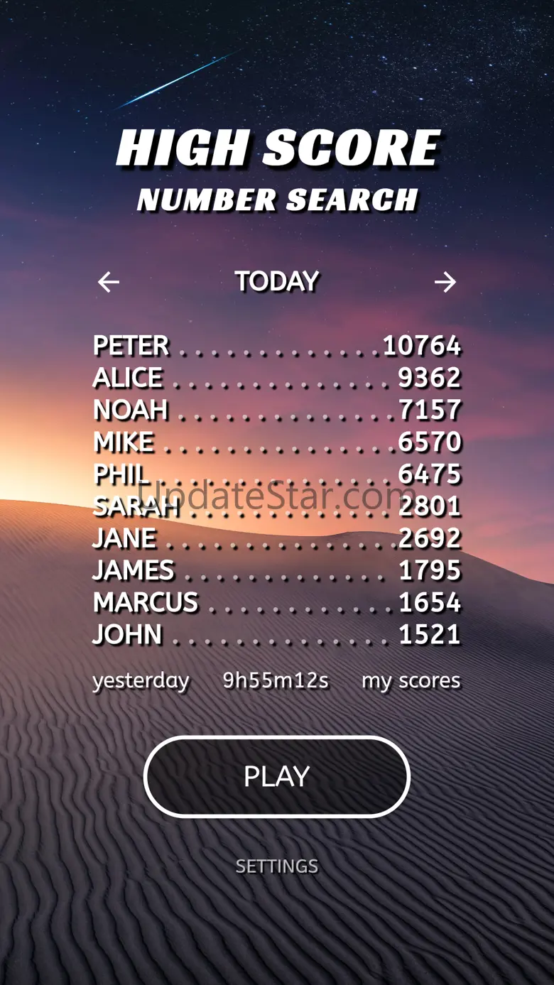 High Score: Number Search 2.1.1