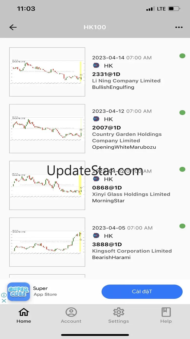 AI Chart Pattern Scanner 1.0.6