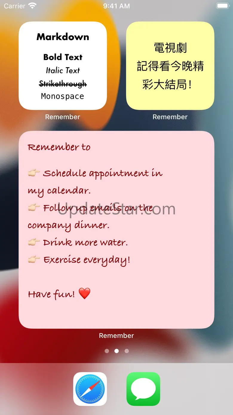 Remember Basic: Stickies 3.4