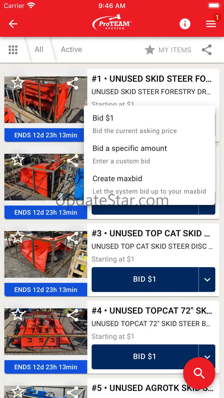 ProTEAM Auction 2.7.5