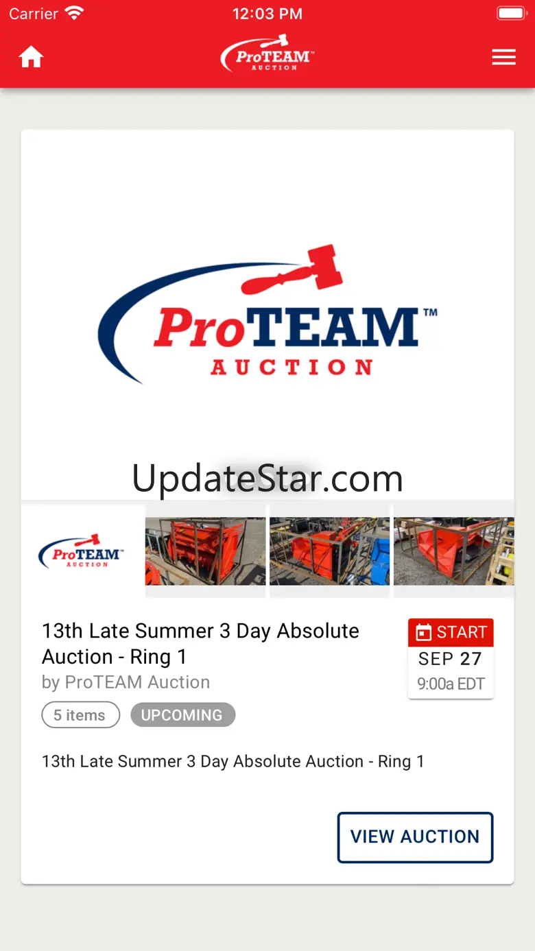 ProTEAM Auction 2.7.5