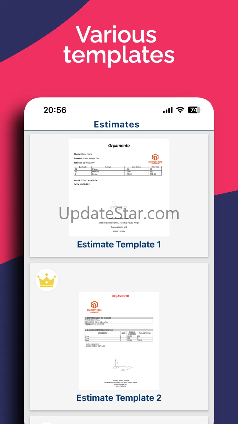 Receipt Creator & Estimate App 3.2