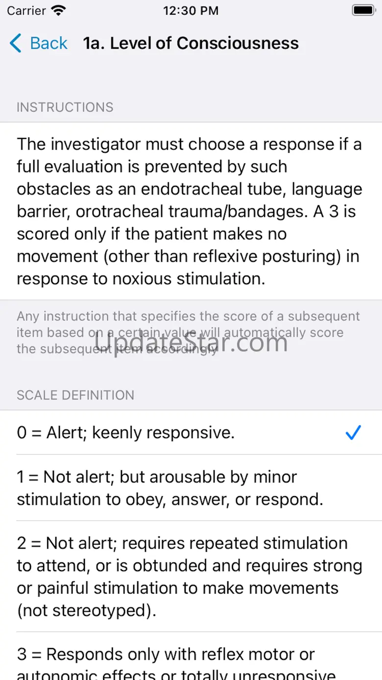 NIH Stroke Scale Calculator 1.0.1